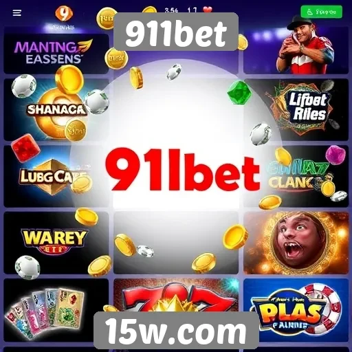 Variedade de jogos disponíveis na plataforma 911bet